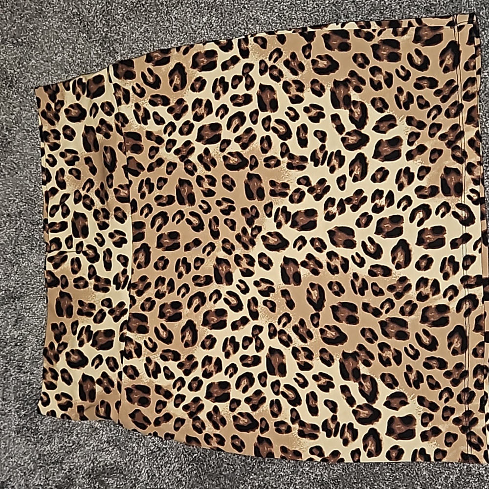 Cheetah print skirt